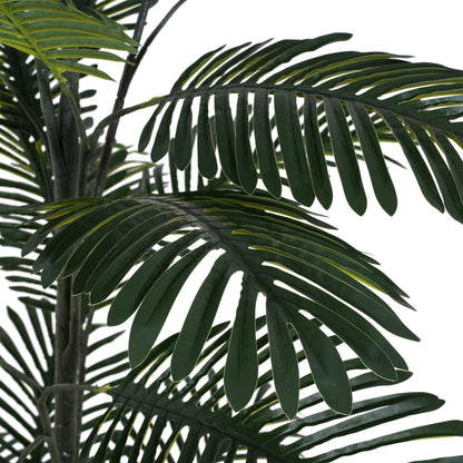 Fintan 86" Artificial Palm Tree with Black Plastic Pot