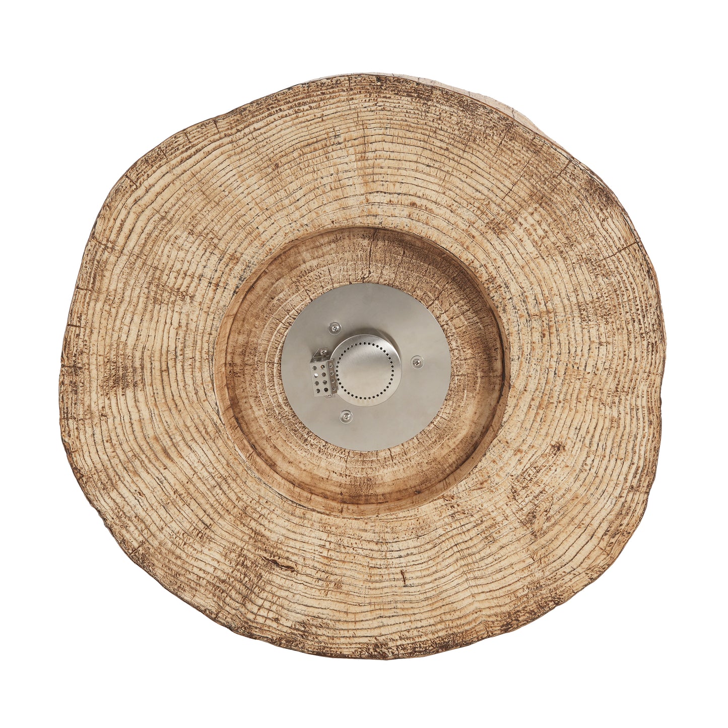 Morvyn Outdoor Fire Pit & Side Table Set – 30, 000BTU Propane Fire Pit + 16x20" Tank Holder,Brown