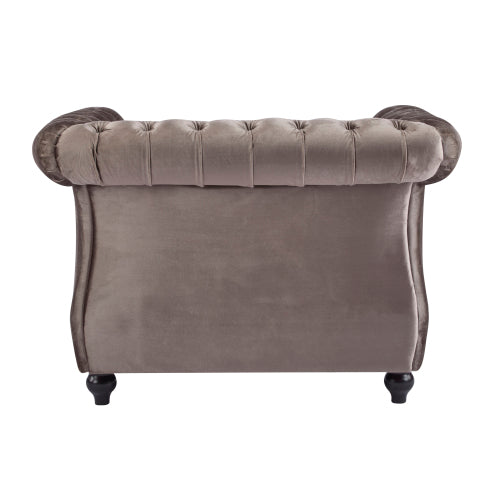 Galilea Chesterfield Velvet Club Chair