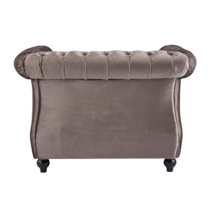 Galilea Chesterfield Velvet Club Chair