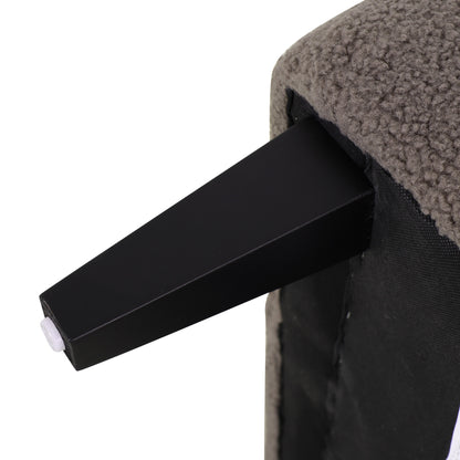 Dorelle Upholstered Accent Chair Tufted Armchair for Living Room and Bedroom