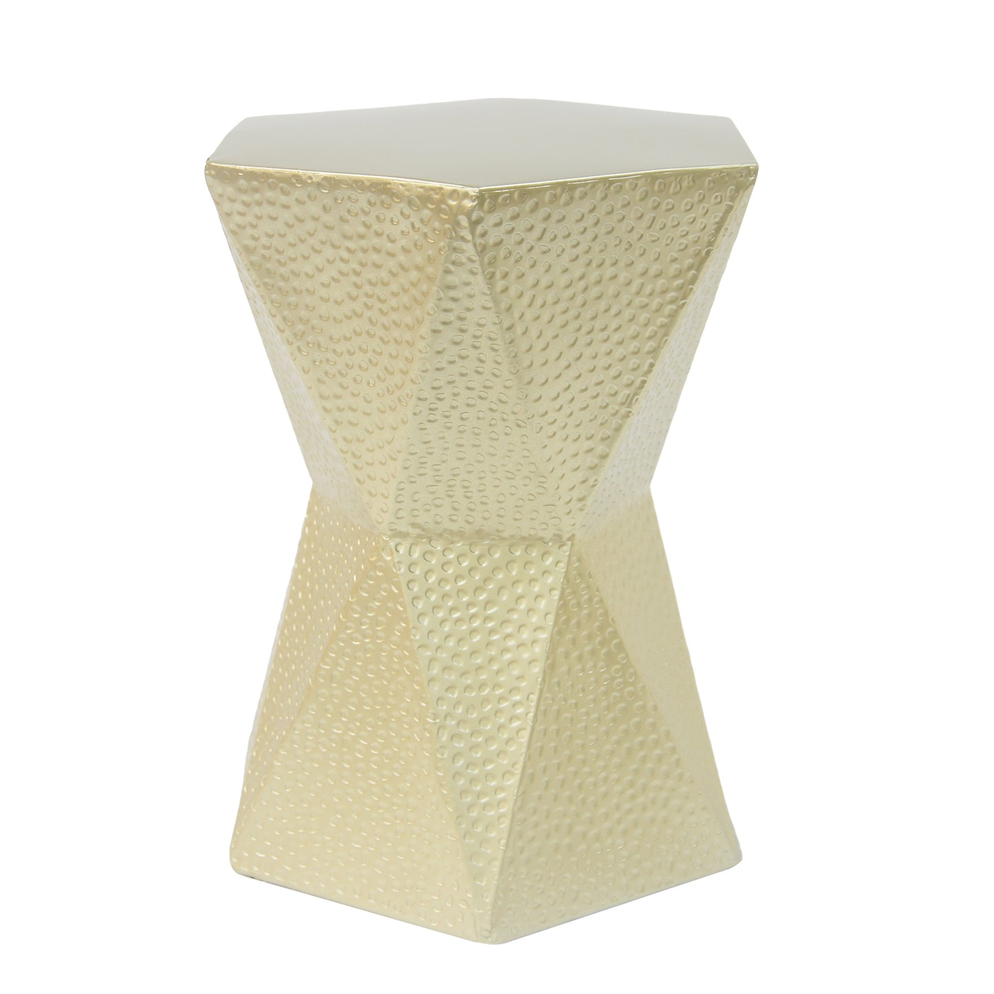 Calliope modern minimalist Hexagon Side Table  designed for indoor and outdoor