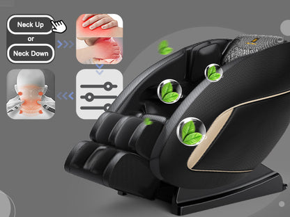 Erelith Massage Chair Blue-Tooth Connection and Speaker, Easy to Use at Home and in The Office and Recliner with Zero Gravity with Full Body Air Pressure