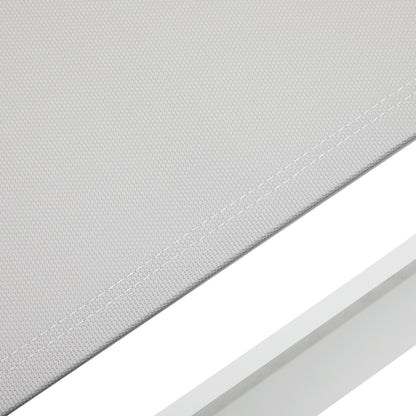 Tavilinin 5-Level Adjustable Outdoor Chaise Lounge, Durable Aluminum Frame & Textilene Mesh