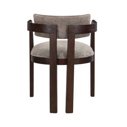 Celestia Modern Upholstered Dining Chairs With Armrest  Set of 2