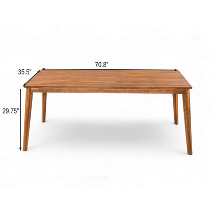 Dorianis Acacia Wood Outdoor Dining Table