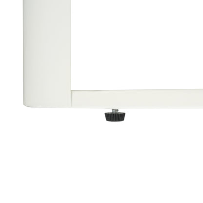 Somatilae Indoor 3-Tier Metal Round Side Table with Sliding Door Cabinet