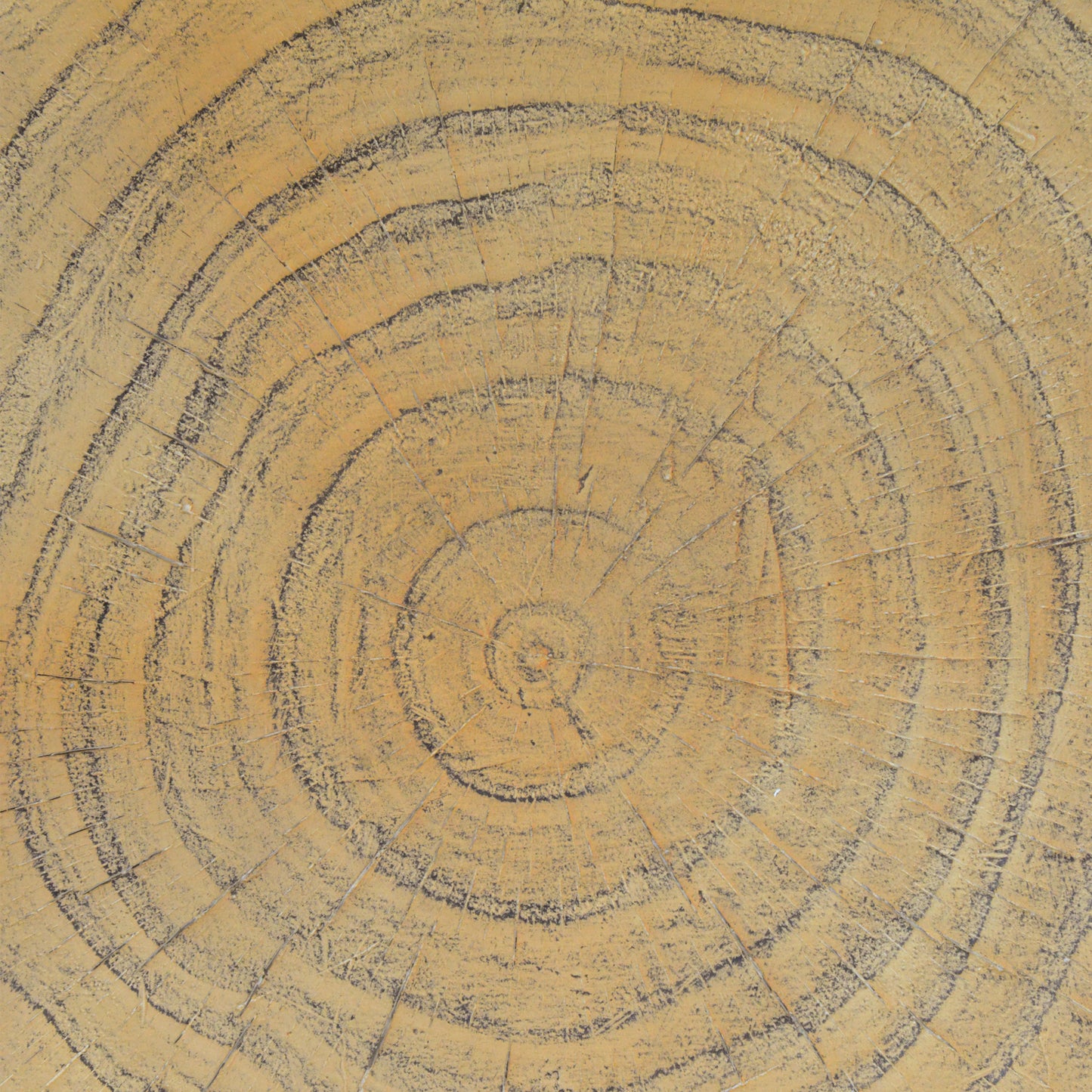 Woanar MGO Twist Shape Side Table, Wood-like texture