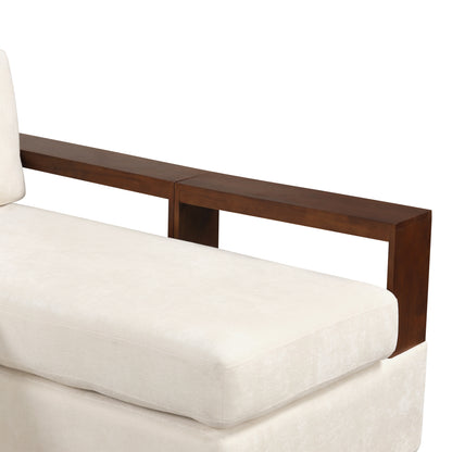 Serava Sectional Sofa Upholstered Sofa Couch with Reversible Armrests for Living Room