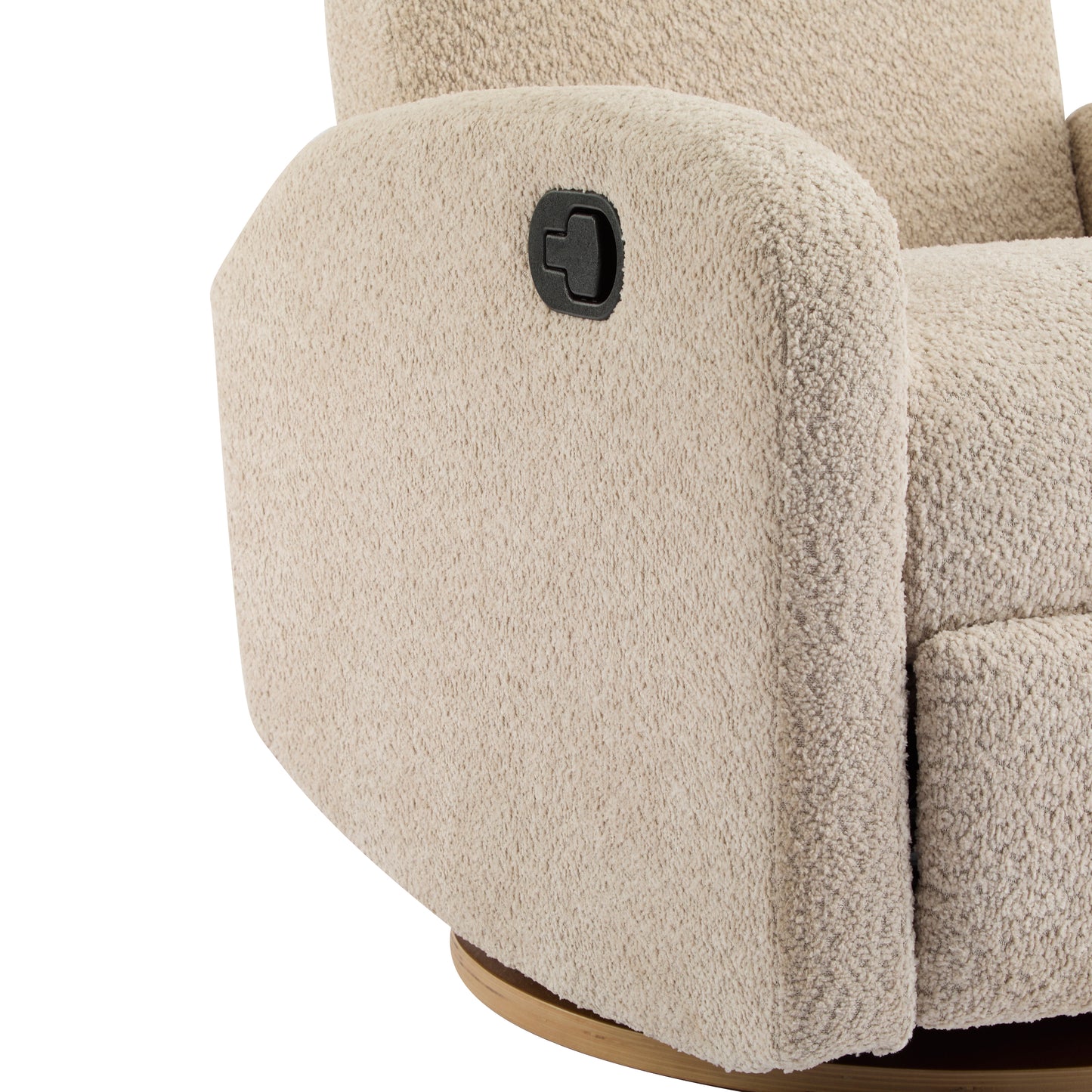 Alindra Modern 360° Swivel Glider Recliner Chair with Rocking Motion
