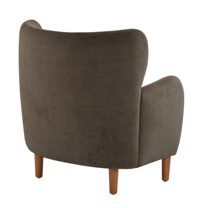 Parmelar Velvet Upholstered Wingback Club chair