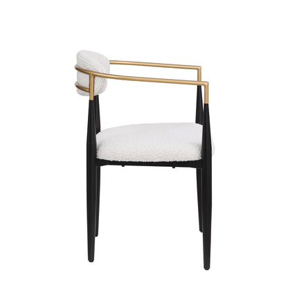 Camas Zephyr Indoor Fabric Dining Chair Set of 2
