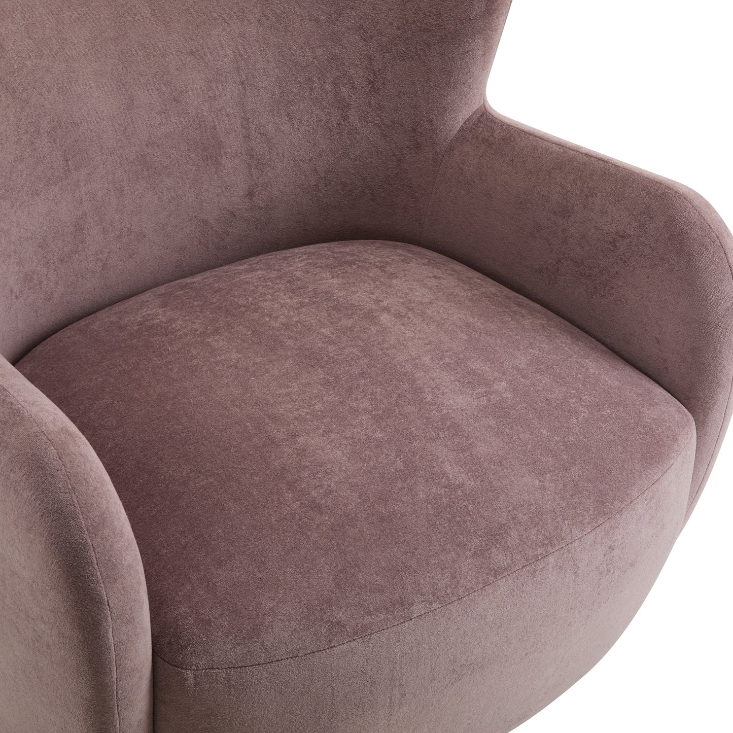 Zoe Fabric Wingback Accent Chairs Single Sofa