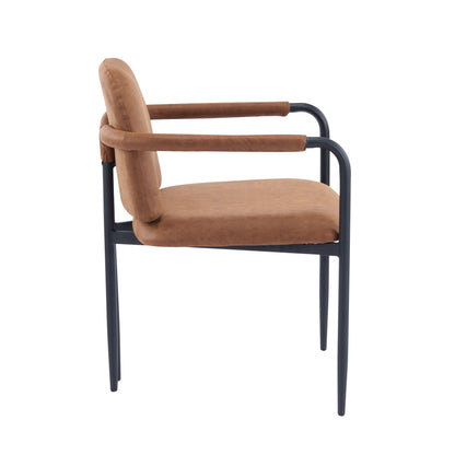 Harmonia Dinning Chair with iron frame-Set of 2