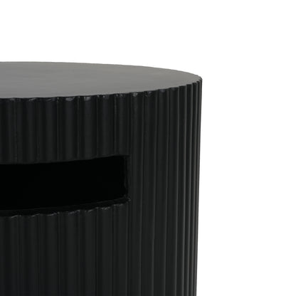 Alarion Outdoor Fire Pit Table Set – 40,000 BTU Propane Fire Pit with Matching Tank Holder