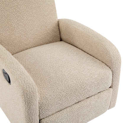 Alindra Modern 360° Swivel Glider Recliner Chair with Rocking Motion