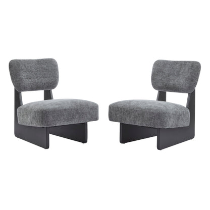 Brilinos Modern Lounge Chair Minimalist Design, Stylish and Comfortable,Set of 2
