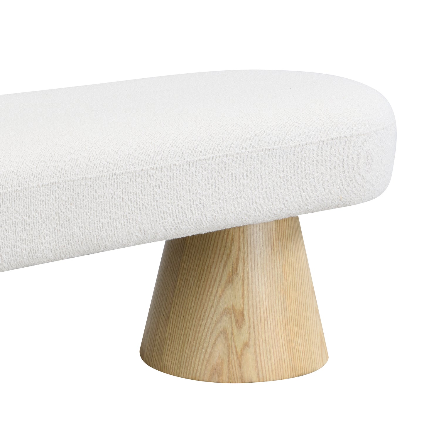 Hrafnol 64"L  Dining Bench for Dining Room, Upholstered Bedroom End of Bed Entryway Bench