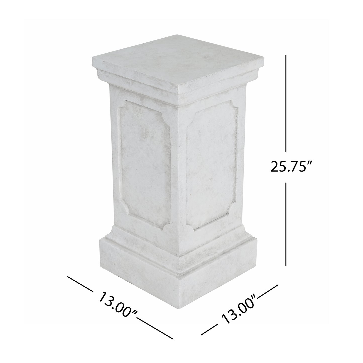 Reed 25.75'' H Classic Square Flower Stand, Pedestal