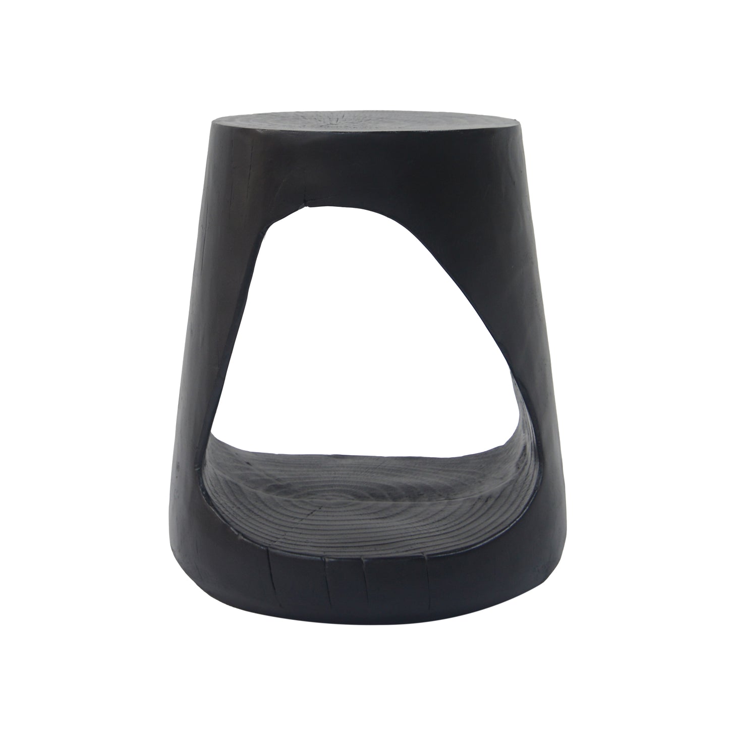 Hawthor MGO Hollow Side Table, Wood-like texture