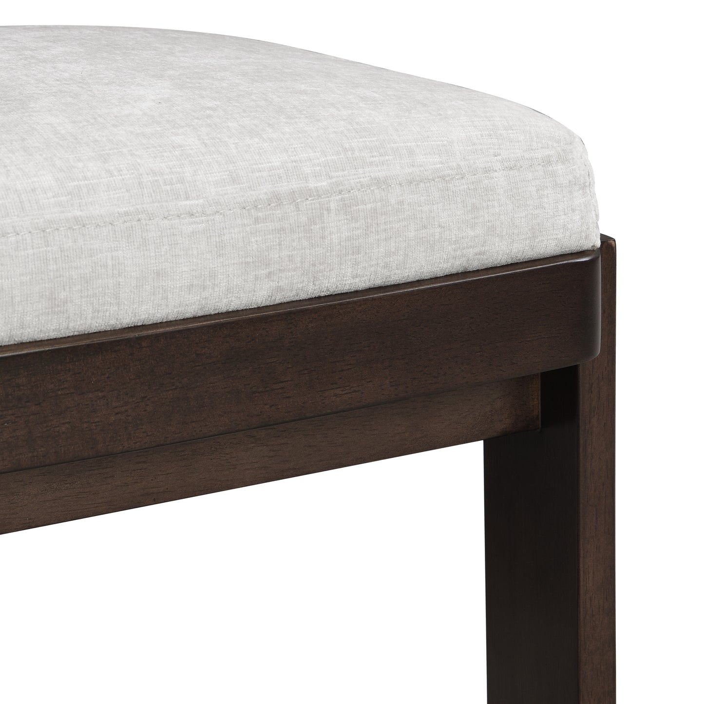 Dinrele Upholstered Fabric Dining Chairs Set of 2