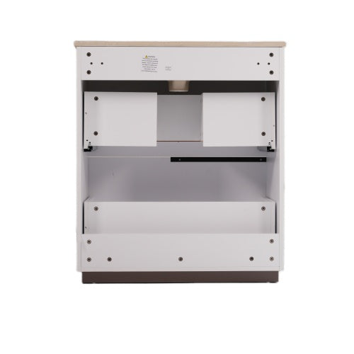 ‌Nexrail 30" Bathroom Vanity with Ceramic Sink and Full-Extension Drawers