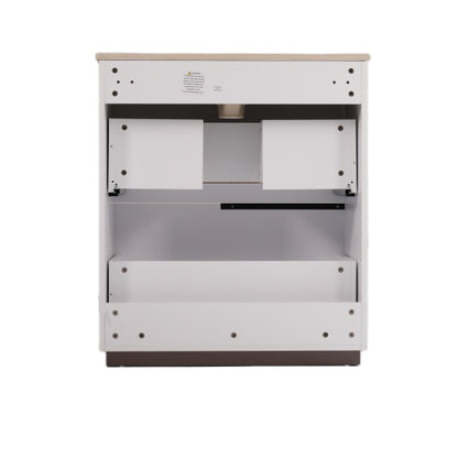 ‌Nexrail 30" Bathroom Vanity with Ceramic Sink and Full-Extension Drawers