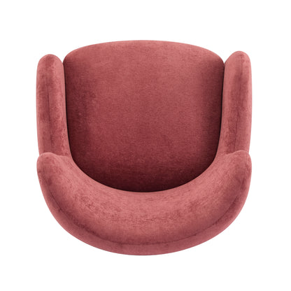 Zoe Fabric Wingback Accent Chairs Single Sofa