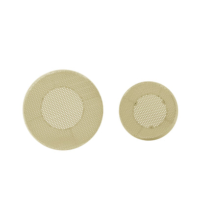 Grandoer Round Metal Hollow Side Table Set