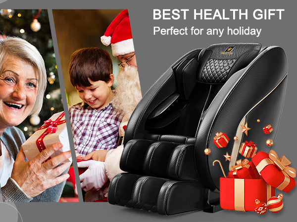 Erelith Massage Chair Blue-Tooth Connection and Speaker, Easy to Use at Home and in The Office and Recliner with Zero Gravity with Full Body Air Pressure