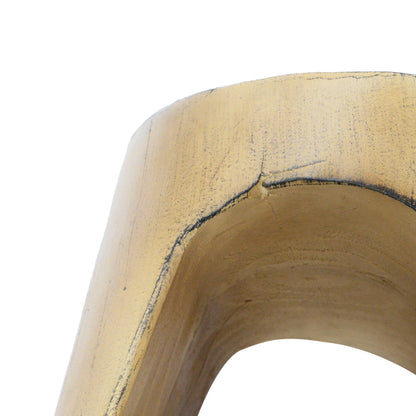 Hawthor MGO Hollow Side Table, Wood-like texture