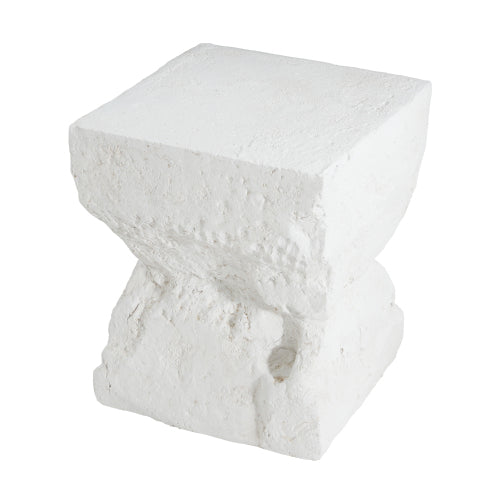 Caleo Outdoor Paito Modern Minimalist MGO Side Table, White