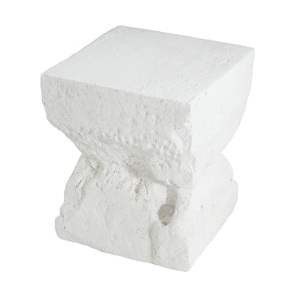 Caleo Outdoor Paito Modern Minimalist MGO Side Table, White