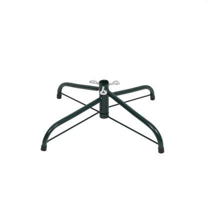 Stellan 5FT Pre-Lit Spruce Snow Flocked Christmas Tree, Artificial Hinged Xmas Tree with LED Lights, Holiday Office Home Décor