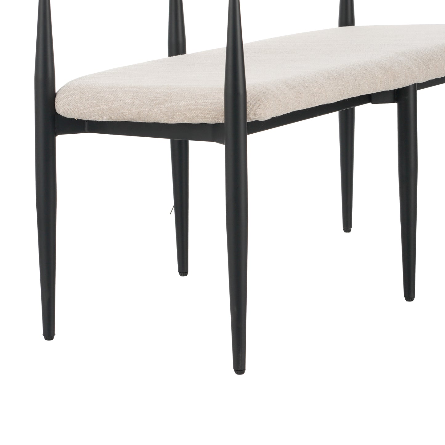 Embare Minimalist  Style Metal Loveseat Settee