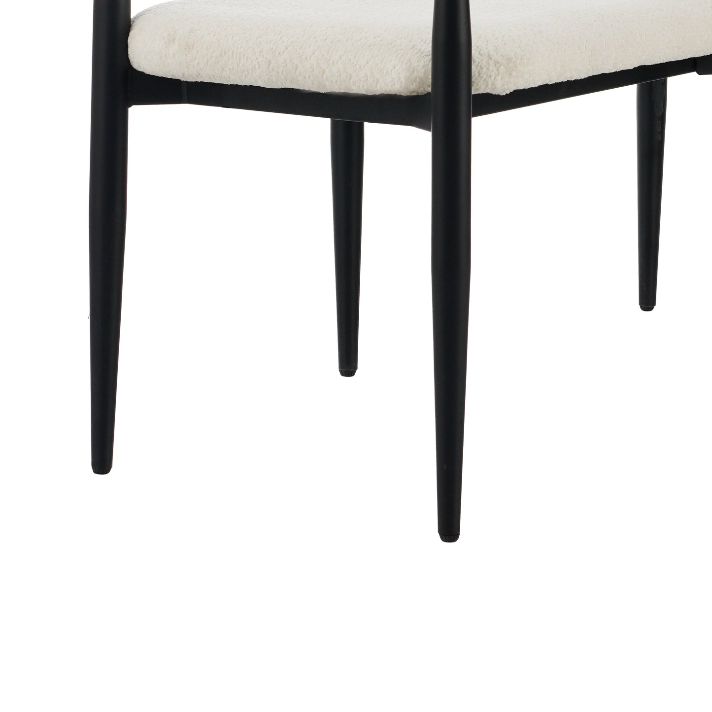 Embara Minimalist  Style Metal Loveseat Settee