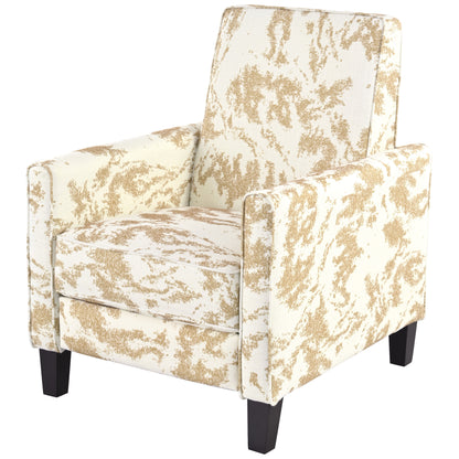 Brienne Push Back Recliner Chair Upholstered Recliner Armchair