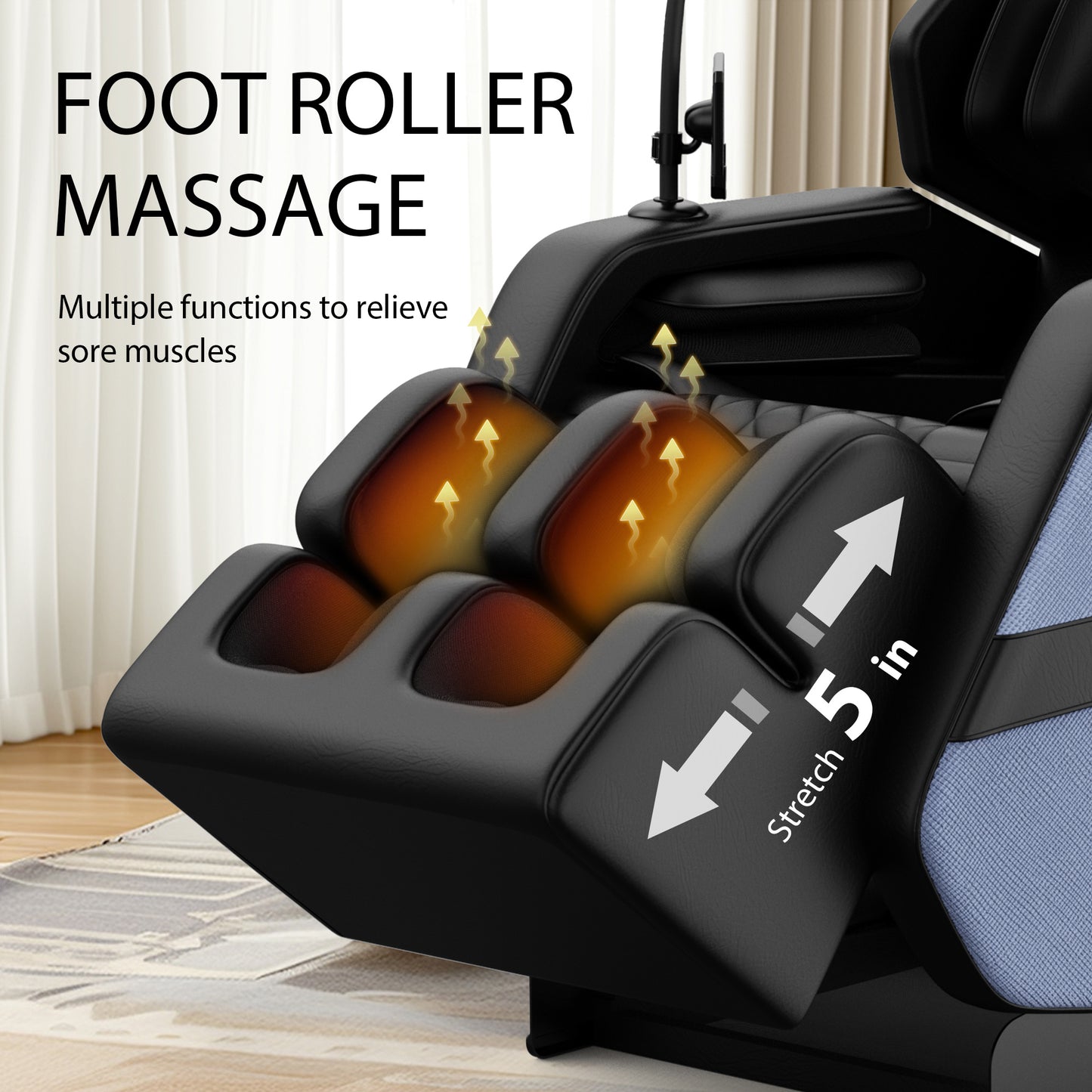 Massage Chair Recliner with Zero Gravity with Full Body Air Pressure