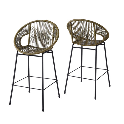 Bernor 28.5 in. Patio Outdoor Bar Stools