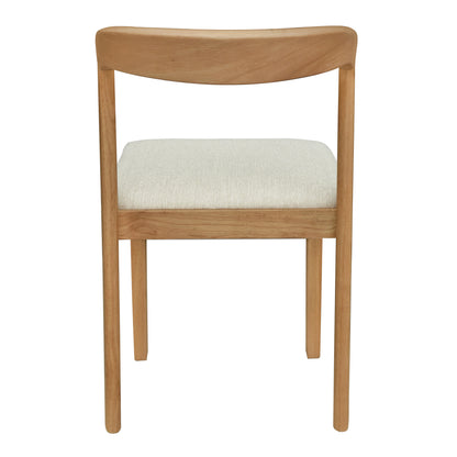 Cavomirium Solid Rubber Wood Dining Chairs,Set of 2