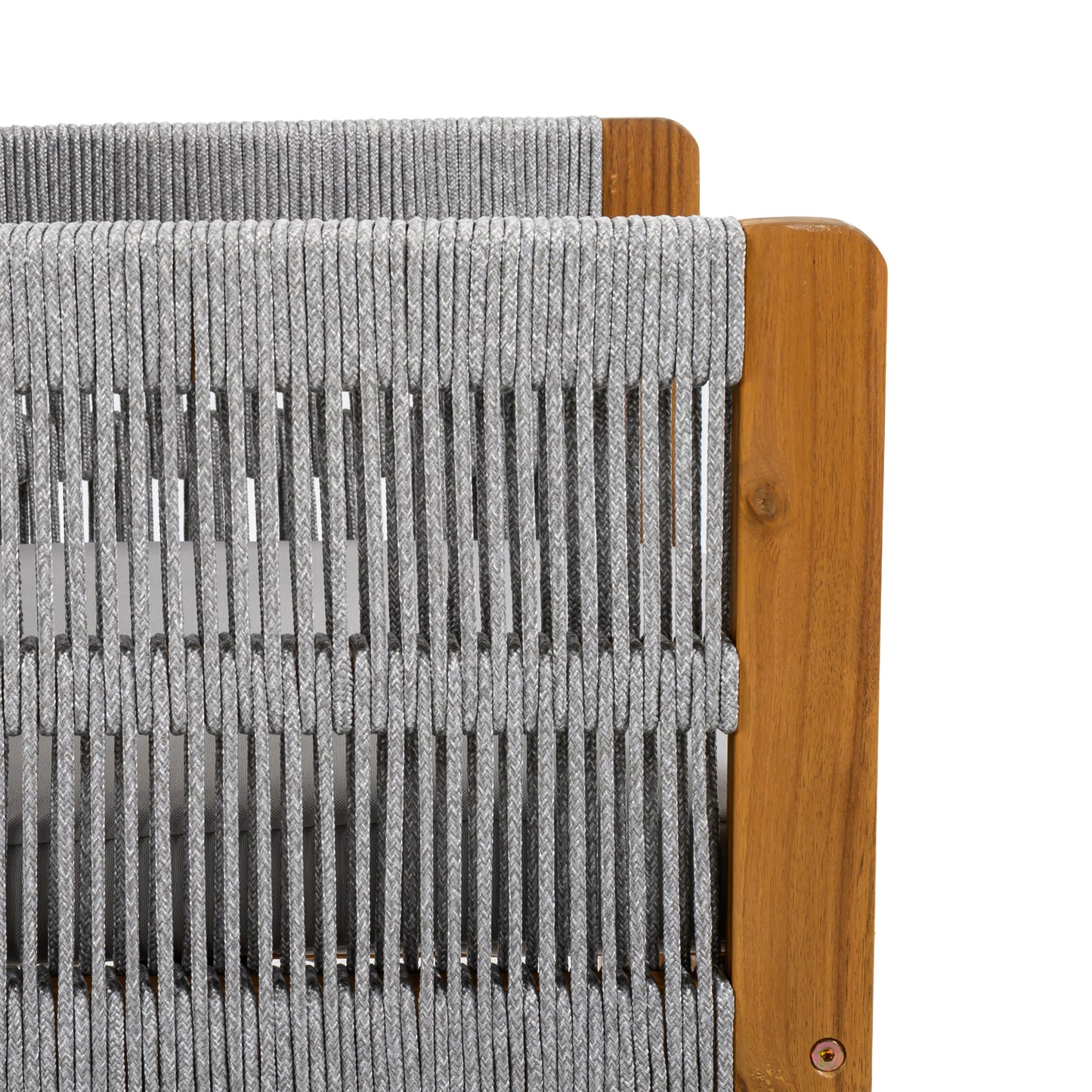 Sylvia Outdoor Dining Set with Acacia Wood Table and 6 Chairs,Waterproof Cushions