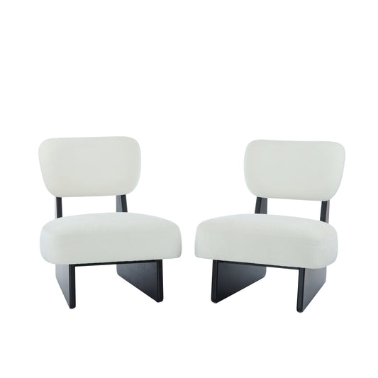 Brilinos Modern Lounge Chair Minimalist Design, Stylish and Comfortable,Set of 2