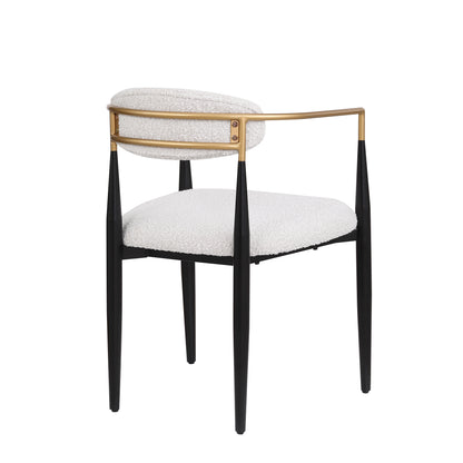 Camas Zephyr Indoor Fabric Dining Chair Set of 2