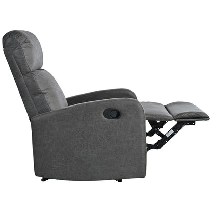 Elarra Modern Recliner Manual Recliner Home Theater Manual Recliner Chair with Adjustable Backrest