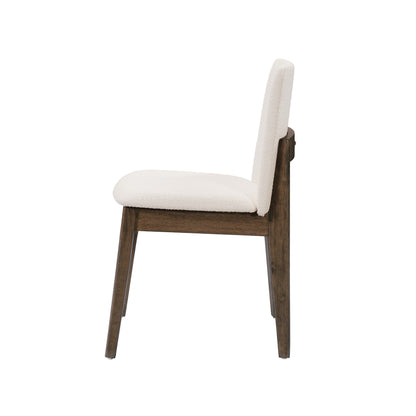 Caius Upholstered Armless Dining Chairs,Set of 2