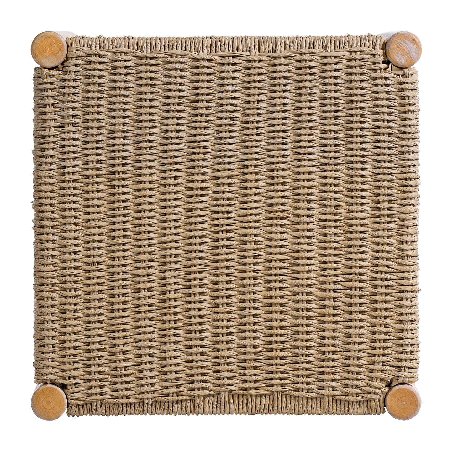 Alistair Solid Wood Stools,25.8" Tall Boho Backless Stool Chairs with Acacia Wood Legs, Max Load 220 Lbs