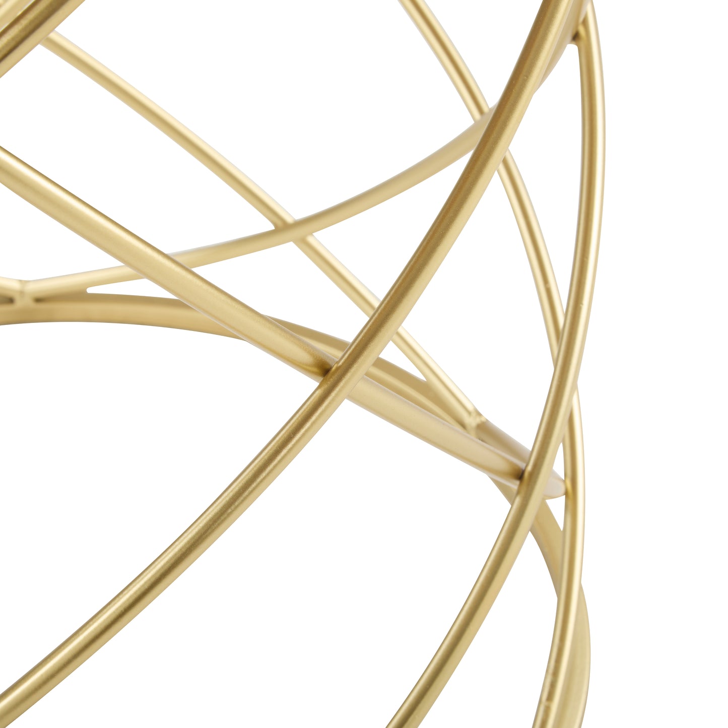 Marlerio Golden Side table MDF TOP+ METAL FRAME