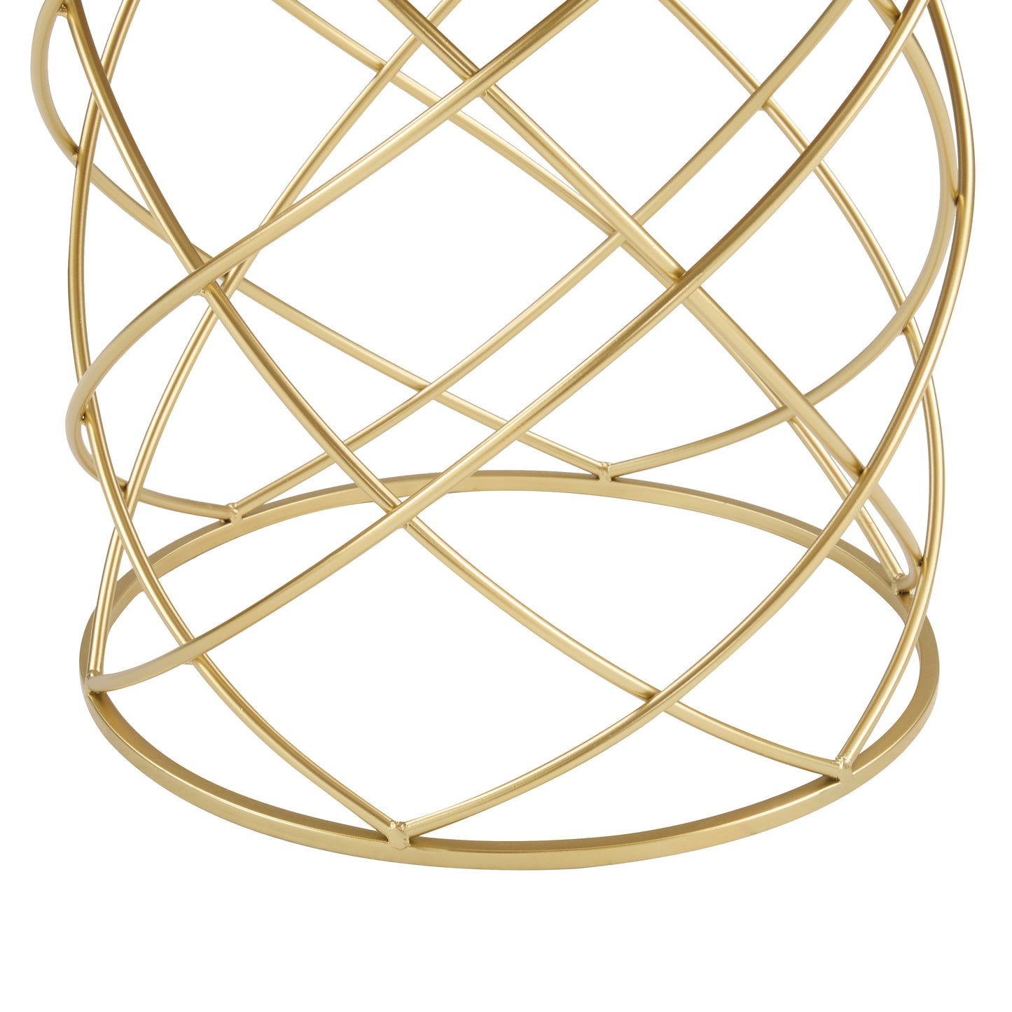 Marlerio Golden Side table MDF TOP+ METAL FRAME