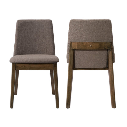 Caius Upholstered Armless Dining Chairs,Set of 2