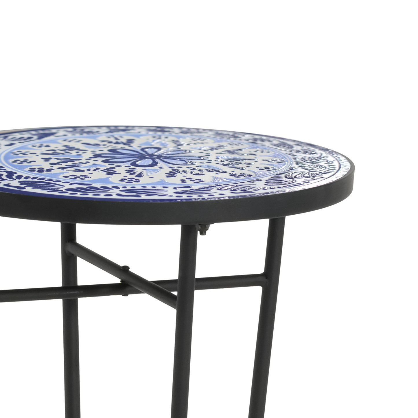 Cassian Outdoor Patio Round Side Table